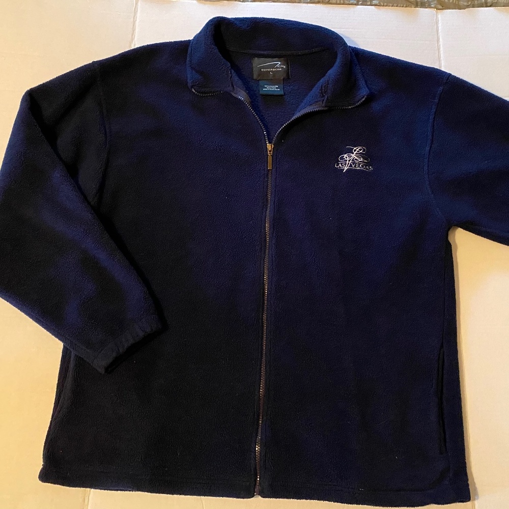 Las Vegas Navy fleece zip up